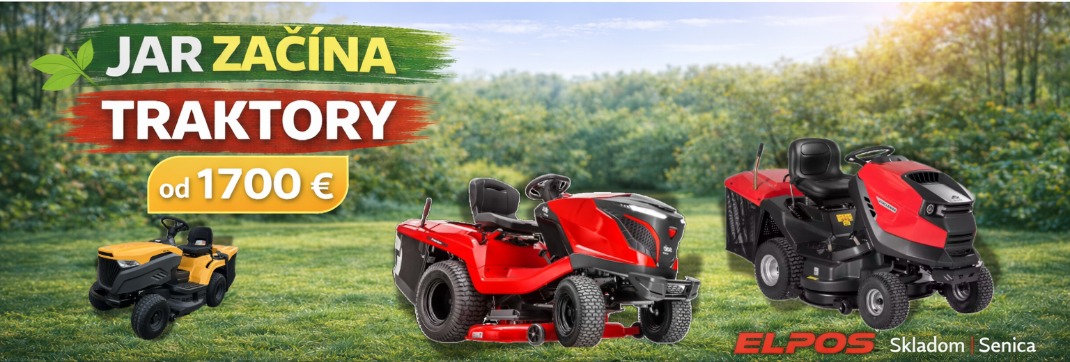 Traktorové kosačky Akcia