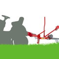 Odmachovač / prevzdušňovač trávnika 120 cm pre záhradný traktor DAR 120