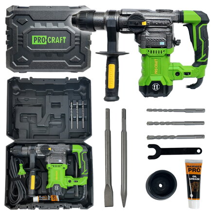 Procraft BH1800 kombinované vŕtacie a sekacie kladivo