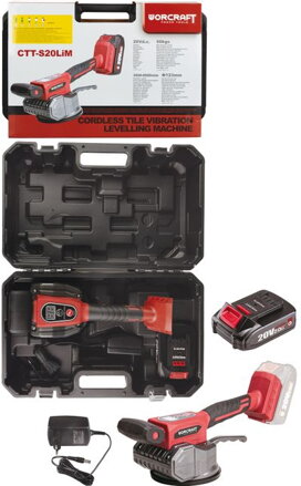 Prísavka Worcraft CTT-S20LiM, ShareSYS, 20V, vibračná, na dlažbu, v kufríku