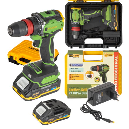 Akumulátorový skrutkovač Procraft PA18Pro DFR