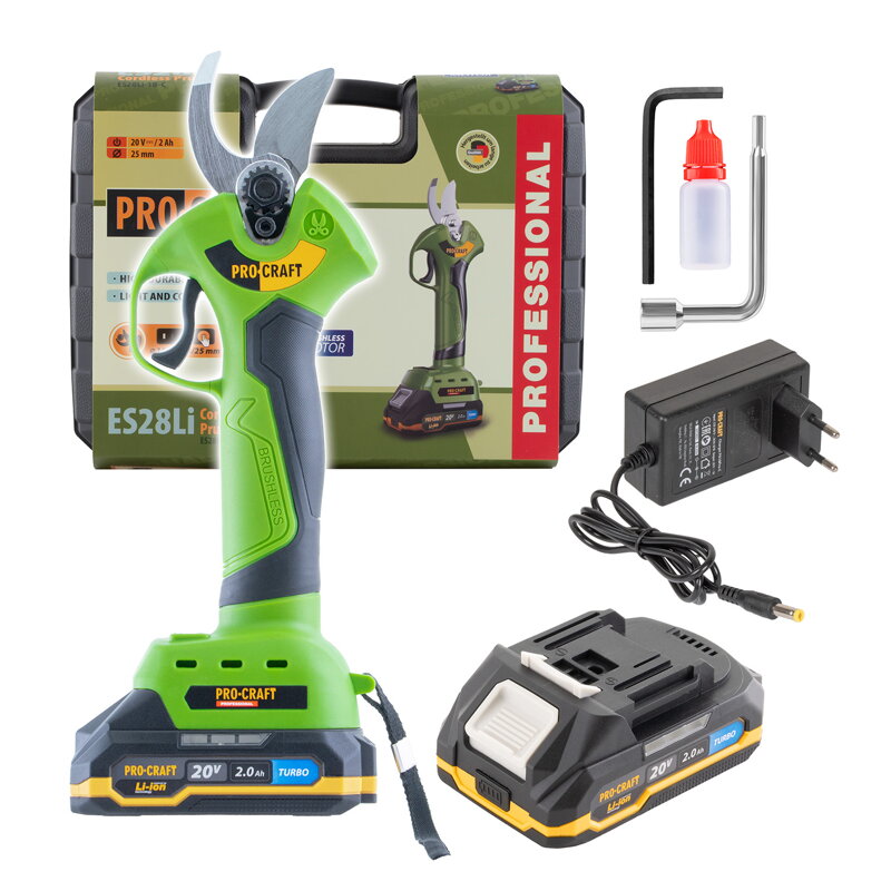 PROCRAFT Akumulátorové nožnice na vetvy Procraft ES28Li PROCRAFT Akumulátorové nožnice na vetvy Procraft ES28Li