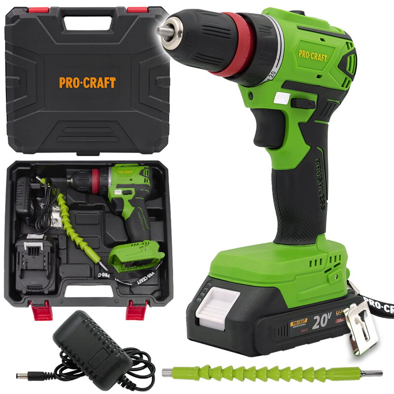 Akumulátorový skrutkovač Procraft PA18LiN DFR