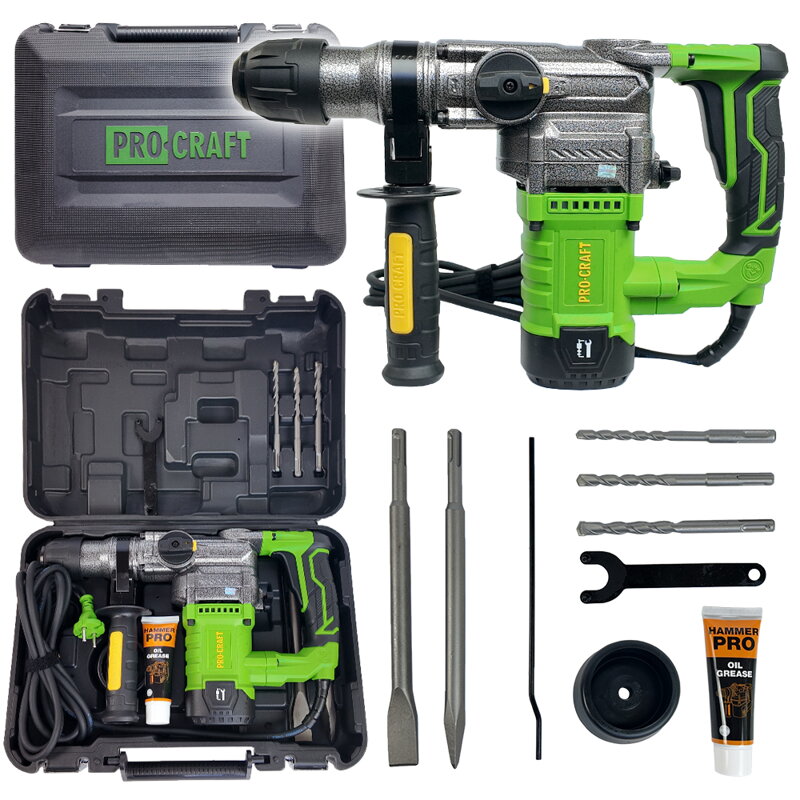 Procraft BH1300 kombinované vŕtacie a sekacie kladivo